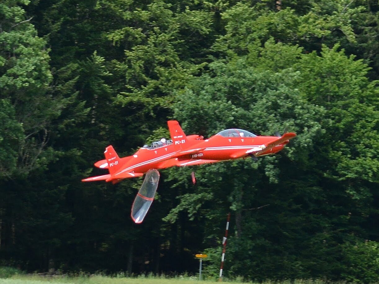 PC-21 Erstflug von Bernhard und Stefan